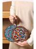 High Temperature Resistant Retro Enamel Pot Mat: Non-Slip, Anti-Scald Ceramic Pad for Dining Table
