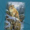 Wild Wings Unisex Adult Wildlife Misty Canyon Cougar T-Shirt