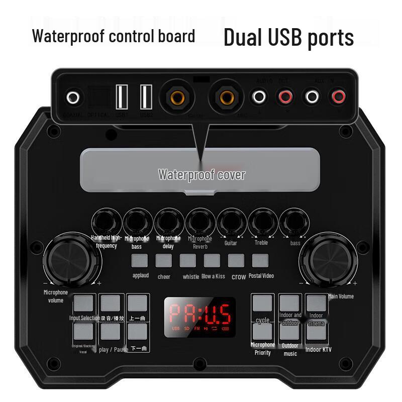 Sansui SG3-12 Outdoor Karaoke Portable Trolley Bluetooth Speaker