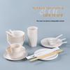 Kangfu Biodegradable Rice Husk Disposable Tableware