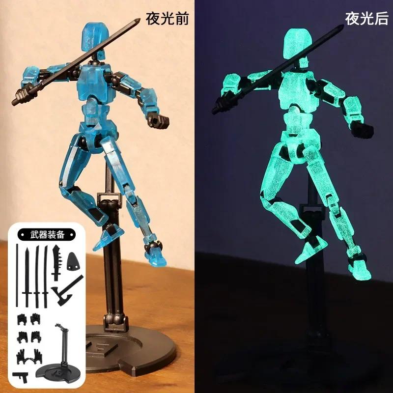 Upgraded Stand Lucky 13 Figure Toys Dummy 3D Printed Movable Shapeshift Robot Action Model DIY Mannequin Decompress Boy Gift