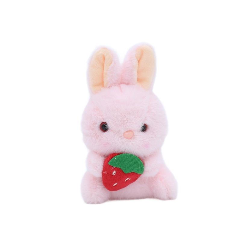 4-inch Plush Toy Doll Creative Pendant Claw Machine Keychain Doll Cute Little Rabbit Rag Doll