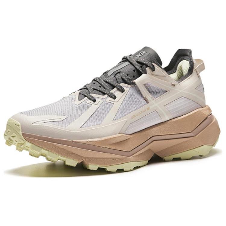 Anta Peregrine Falcon Cushioning Abrasion Resistant Breathable Rebound Low top Running Shoes Men's Gray 112416602A-3