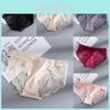 Elegant Women's Lace Graphene Mid-rise Breathable Underwear For Young Girls In 12 Chic Colors