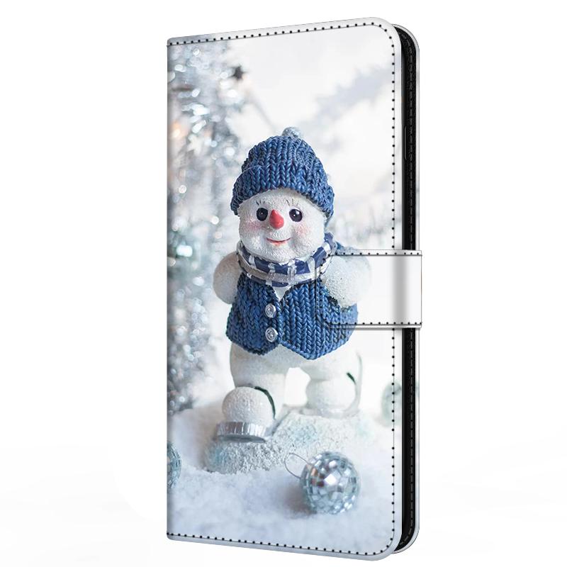 Wallet Cover For Oppo A5 4G 5G Case A5i Pro A5m Flip Stand Book Magnetic Leather Case For Oppo A5x 4G 5G Christmas Cases A 5x