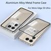 Alloy Metal Lens Protection Case For Motorola Edge 50 Ultra X50 Ultra Transparent Tempered Glass Hard Shockproof Cover Bumper