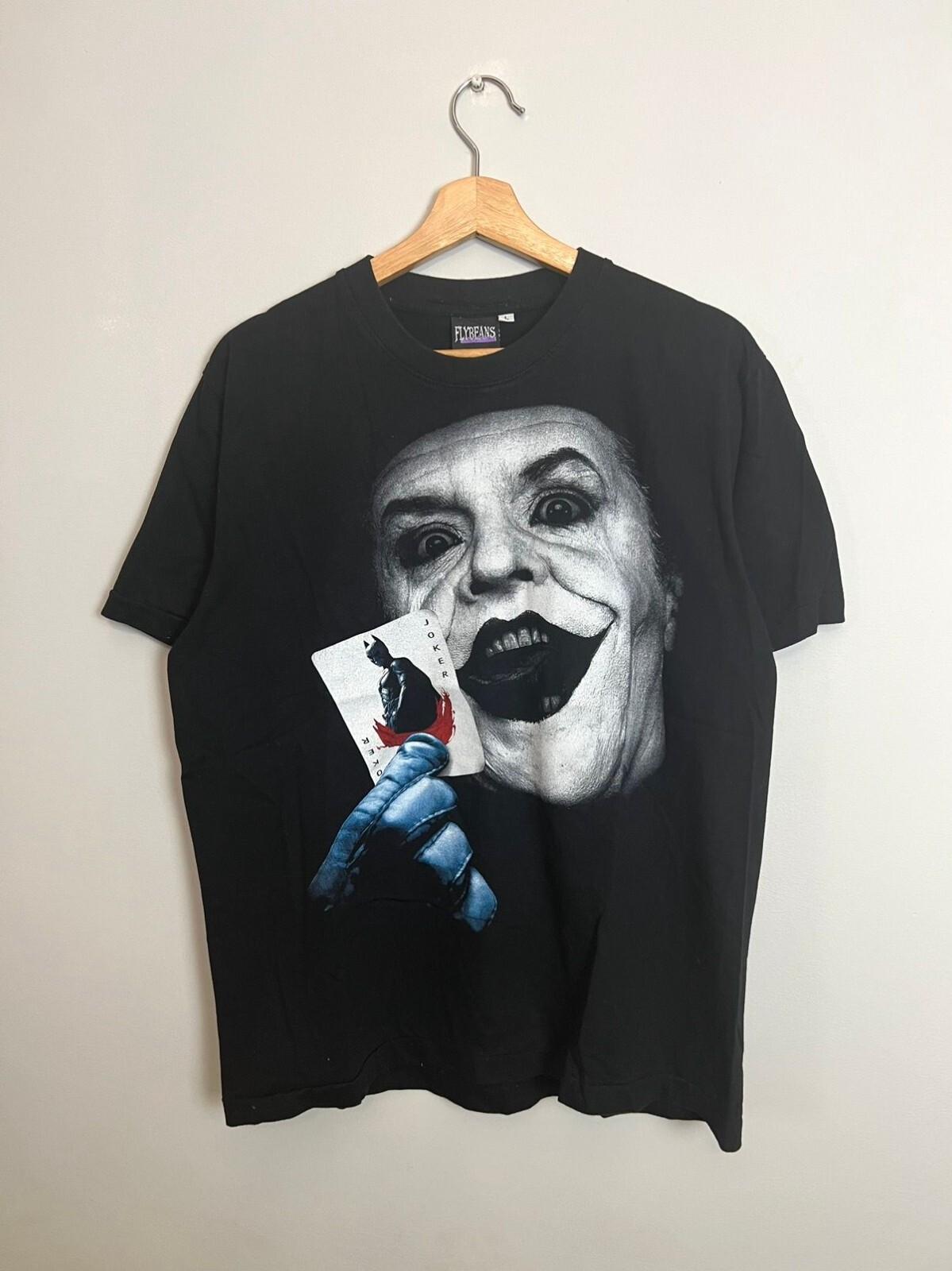 Vintage 90s Joker Big Head Batman Movie Tshirt Unisex T-Shirt XL