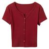 SanCai Slim Fit Short Sleeve T-Shirt
