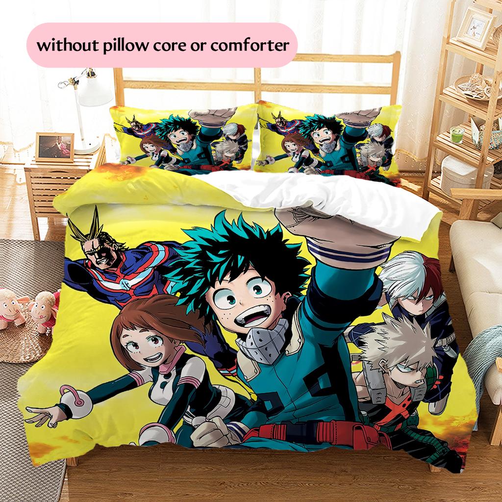 My Hero Academia Classic Poster Duvet Cover & Pillowcases, MHA Fan Bedroom Bedding, Perfect Gift.chl