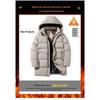 Men's Extra Large Mid-Length Cotton Jacket - Thick, Warm Winter Coat for Plus Size Teens