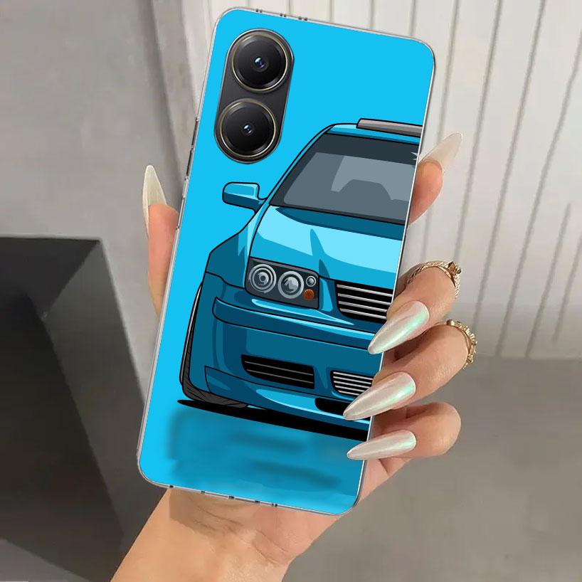 

Cool MK4 MK5 Golf Car Phone Case for Xiaomi Poco X5 X6 X7 Pro F7 Ultra M7 Redmi 15 15C 13 13C 12 12C 10 10A 10C 9 9A 9C 9T Shell Redmi 10