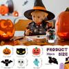 30Pcs Cute Halloween Mini Erasers Reusable Pumpkin Ghost Skull Bat Erasers Cartoon Halloween Eraser Fun Drawing Accessories