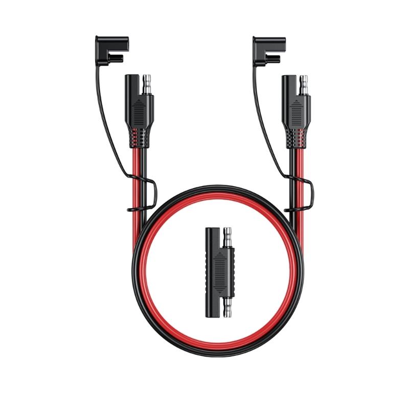 SAE To SAE Extension Cable Quickly Connectors Battery Charging Cable 16AWG Quick Connect Harness Plug Wire Enduring