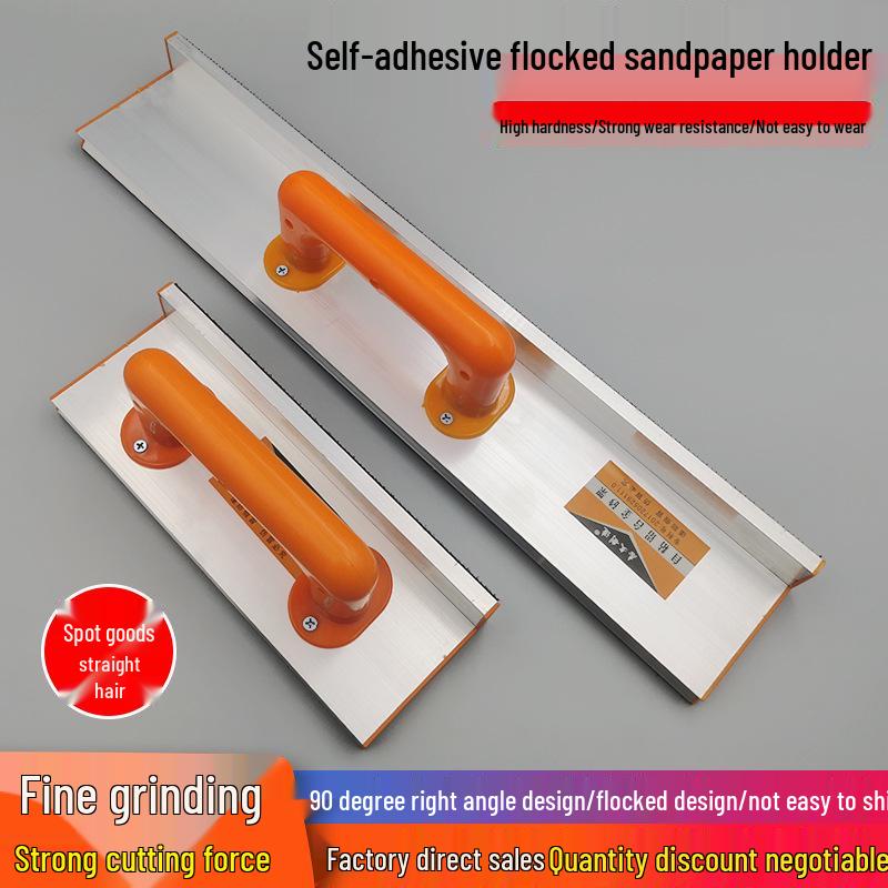 Selbstklebender Eckschleifpapierhalter aus Aluminiumlegierung