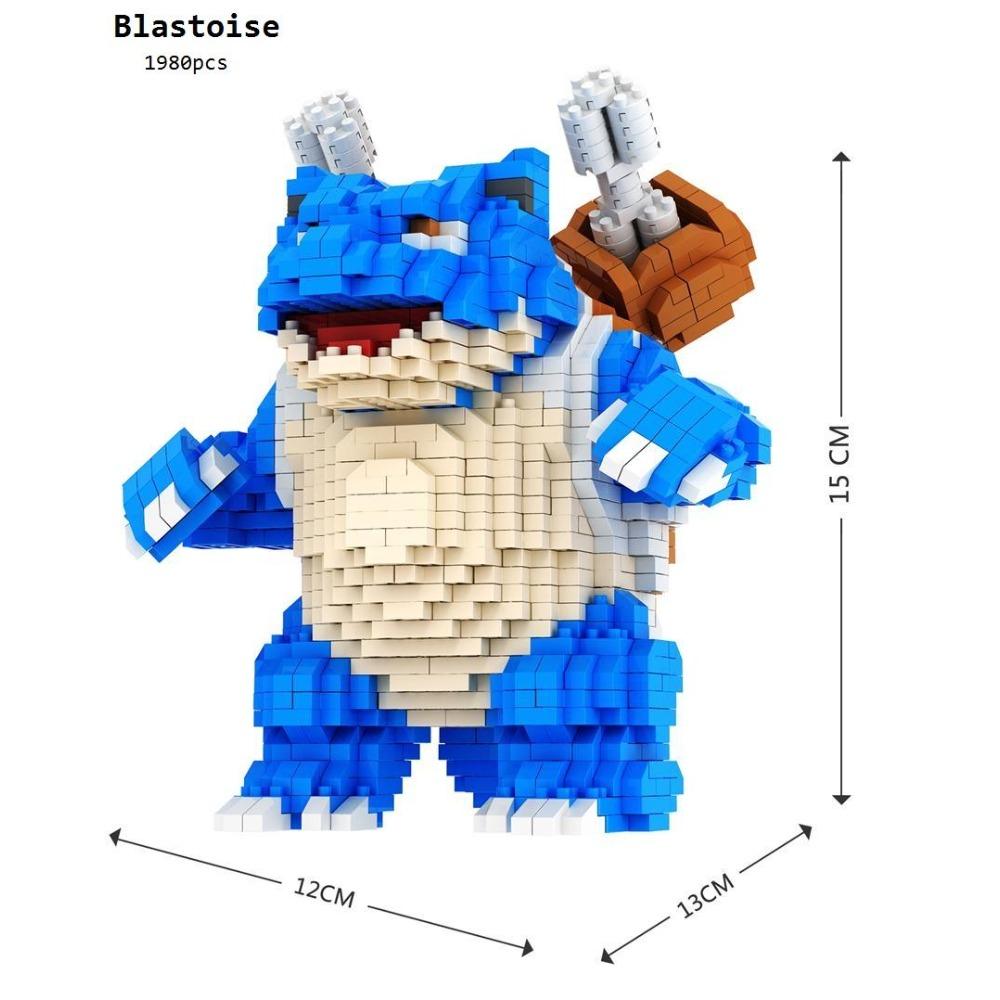 

Cute Cartoon Model Mini Blocks Anime Assembly Bricks Brinquedos Venusaur Firgures Kids Gifts Toys for Children Present Girl
