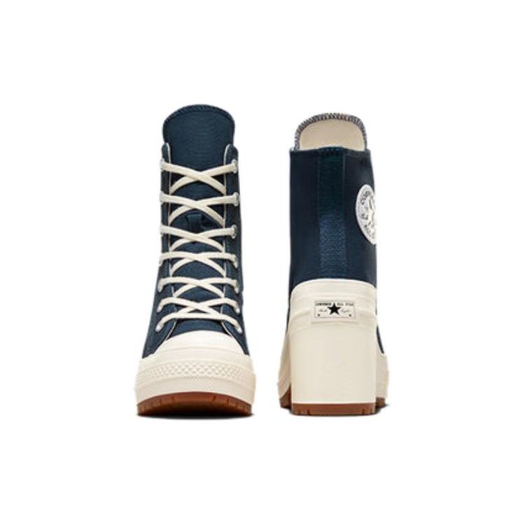 Converse Chuck 70 De Luxe Heel High Obsidian Dámské tenisky Modrá Bílá Černá A07565C