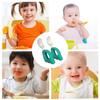 Silicone Handle Baby Forks and Spoons Set Self Feeding Baby's Dinnerware  Kids