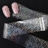 100x4cm Latest Glitter Polish Adhesive Craft Sticker Manicure Decals Nail Art Full Tips Wraps Cobweb DIY Foils Transfer