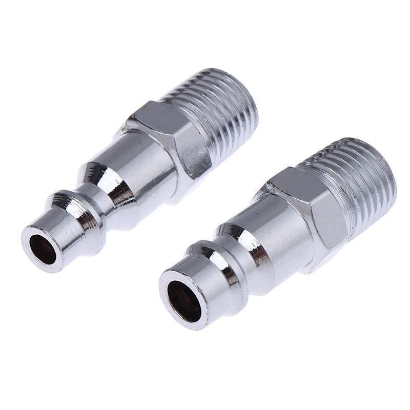 High Quality 1/4" External Thread Pneumatic Quick Coupling Male Connector EU/US Style Pneumatic External Thread Quick Connector