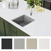 VidaXL Kitchen Sink In Granite Single Bowl Grey Decoration Kitchen Home 142961