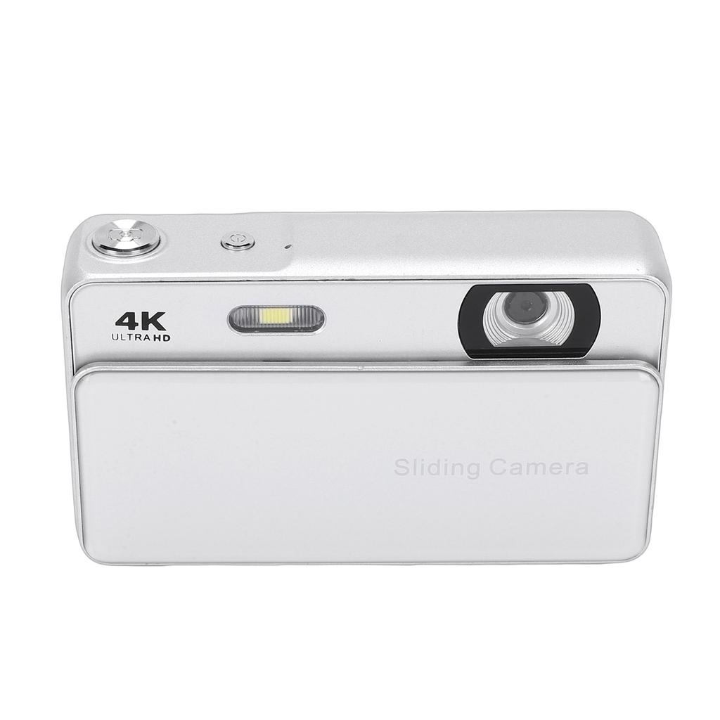 4K Sliding Digital Camera 64MP HD Auto   16X Digital Zoom Retro Students Camera with 2.8 Inch Screen for Travel Photography