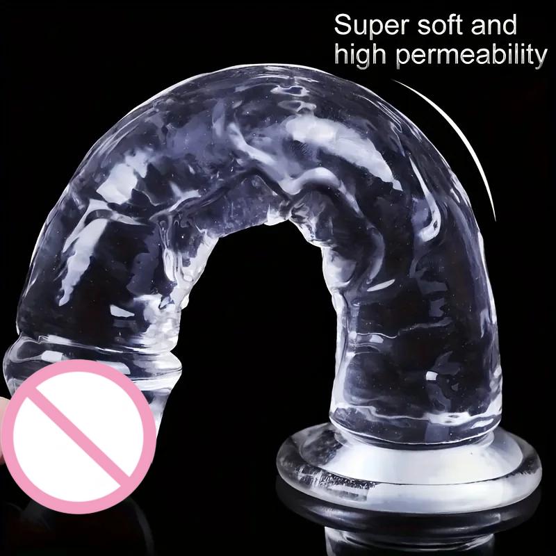 Adult Supplies Sex Toy Realistic Dildos Lifelike Flexible Dildo With Suction Cup For hands-free Play Adult Sex Toys For Men