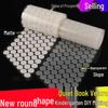 100 Pairs Round Hook & Loop Self-Adhesive Fasteners
