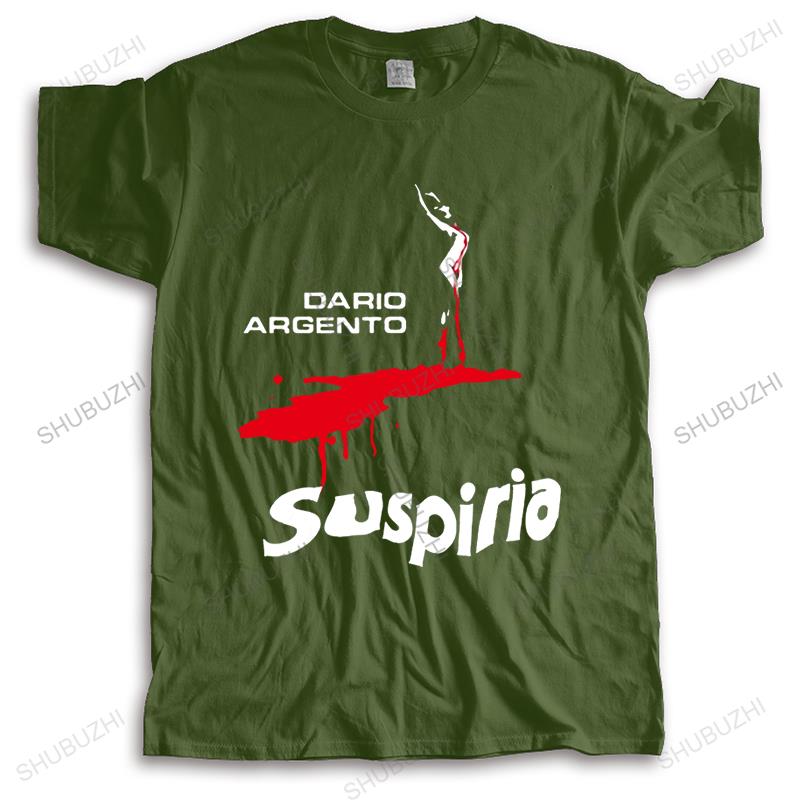 Male streetwear Tshirt luxury cotton T shirt Brand Clothing Suspiria Dario Argento summer Unisex O-neck Teeshirt Size