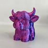 Trailer Hitch Cover Highland Cow Design Scratch Resistant Plastic Ball Cap Small Trailer Hitch Cover Funny Truck Accessory