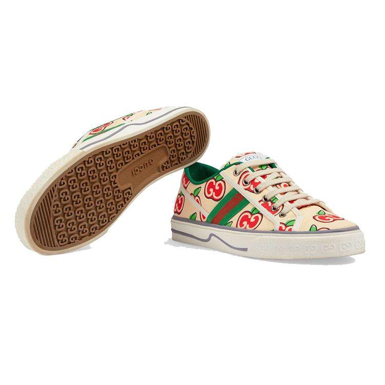 Gucci Wmns Tennis 1977 'GG Apple Print' Women's 606110 H2C10 9270