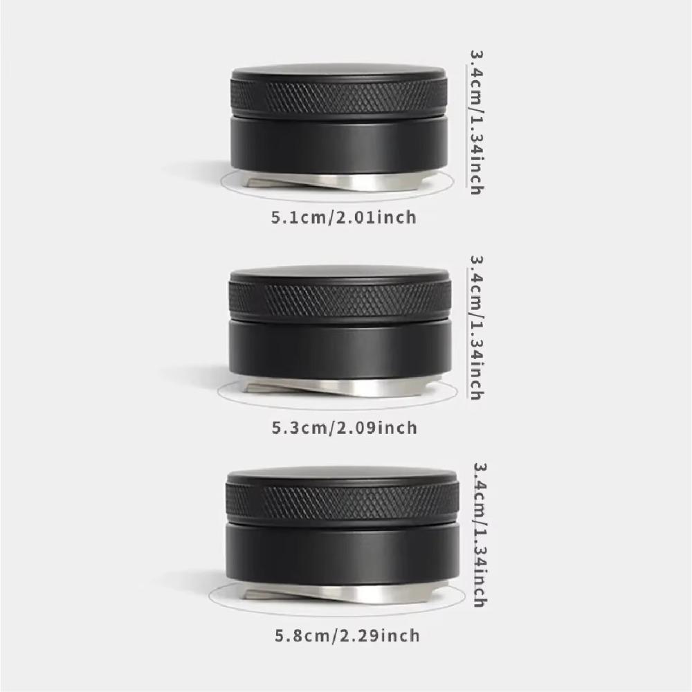 3-Slope Design Palm Tamper Grounds Leveler for Fits 51/53/58mm Portafilter Coffee Brewing