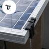 15Pcs Plastic Solar Panel Rainwater Drainage Clip Photovoltaic Panel Water Drain Clips Mud Removal Clip Easy to Install