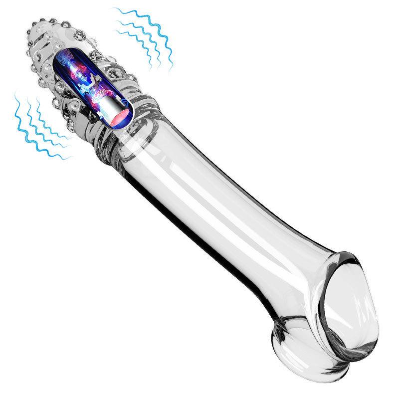 Penis lengthpenis set Sex crystal vibrate couple toy orgasm stimulation reusable Delayed Delayed ejaculation Men only powerfu