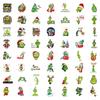 55 Cross-Border Grinch Christmas Graffiti Stickers for DIY Suitcases & Waterproof Phone Decoration