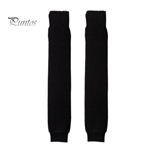 

1 пара зимних чехлов для икр, трикотажные эластичные, сохраняющие тепло, нескользящие, утолщенные, гетры, впитывающие пот, носки с начесом для холодной погоды чёрный