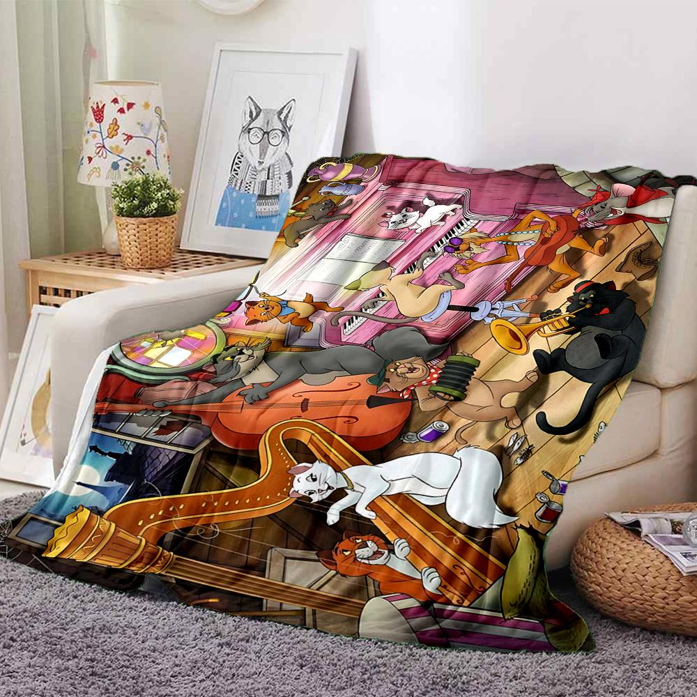 Cats Concert Blanket Soft Throw Blanket For Home Bedroom Bed Sofa Travel Office Solid Christmas Blanket