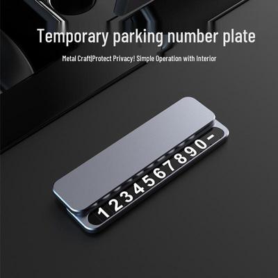 Ornamenti Nascosti per Numero di Telefono Cellulare e Targa per Parcheggio Temporaneo