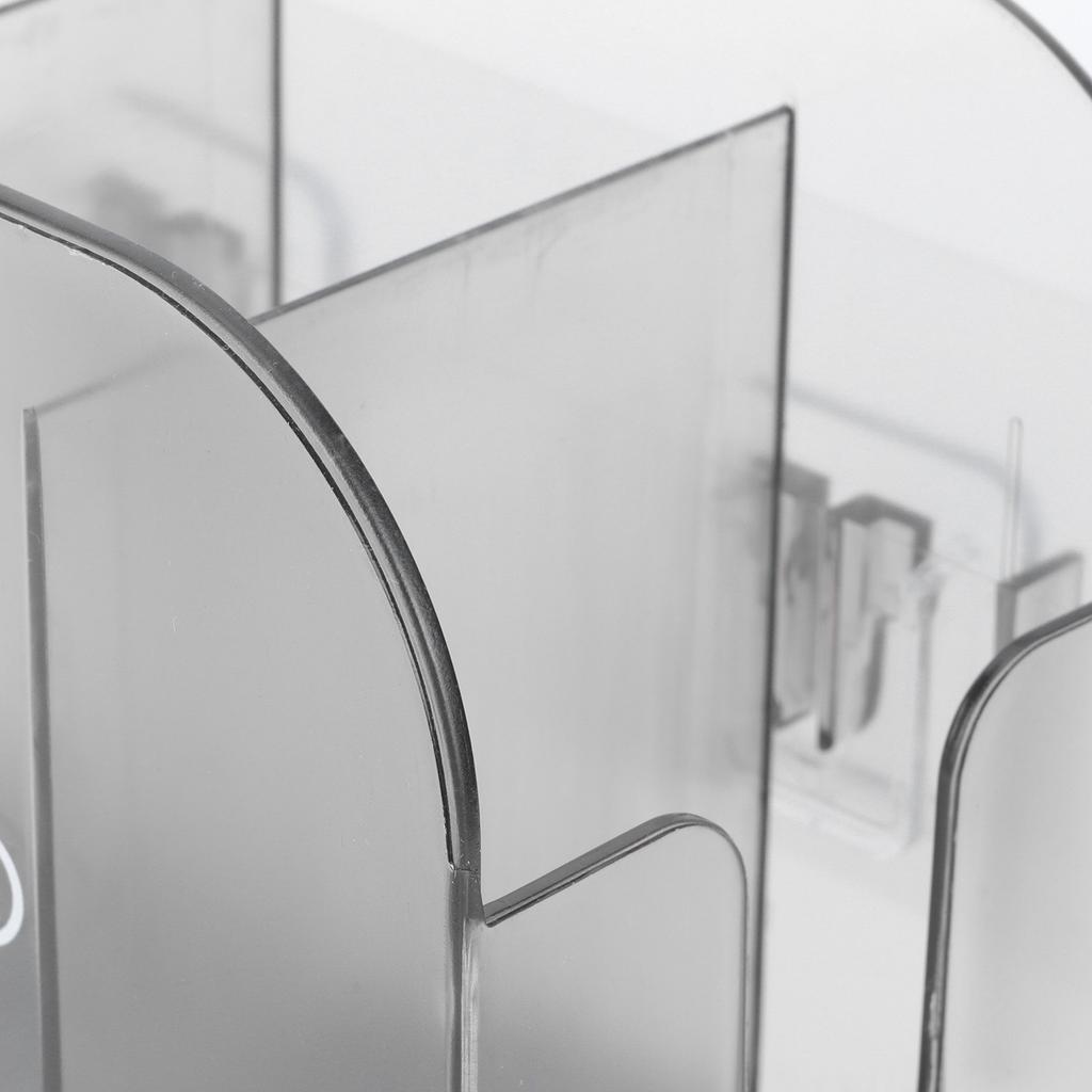 Chopstick Holder Chopstick Holder Wall Mounted with Removable Drip Tray and Rotating Hooks for Kitchen Utensil Storage