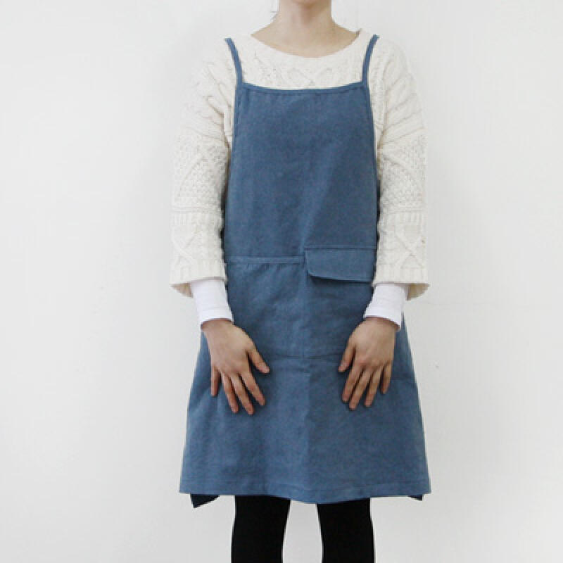 

Signature Linen Apron_Blue