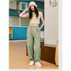 Women's High Waist Purple Workwear Pants Spring Summer Quick Dry Pants Petite American Leisure Sports Pants