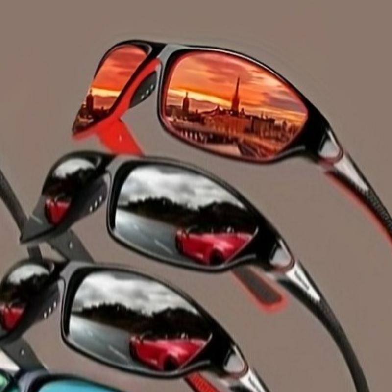 

3 Pairs of Unisex leisure travel sports polarized minimalist cycling glasses for outdoor daily travel fishing sports glasses