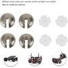 VGEBY 4Pcs Spring Retainers, Light Weight Aluminum Shock Retainers with Piston Heads RC Car Upgrade Accessory Fit for TRXXAS Slash 2WD RC Car Upgrade