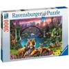 3000-piece Puzzle Tigers In the Lagoon, Adult, Ages 14 and Up, 00016719, Ravensburger