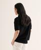 ANALOG MOOD Linen Cooling Polo Shirt (Black)