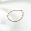 14K Chain Bracelet Gold Bracelet Round (Small)