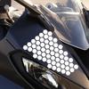 SOUFLY Reflective Motorcycle Stickers, Reflective Stickers for Helmet - Vista Print Honeycomb Reflective Helmet