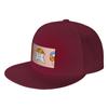 Fashion Close But No Star Flat Brim Sun Hat  Sports Enthusiasts Trucker Cap