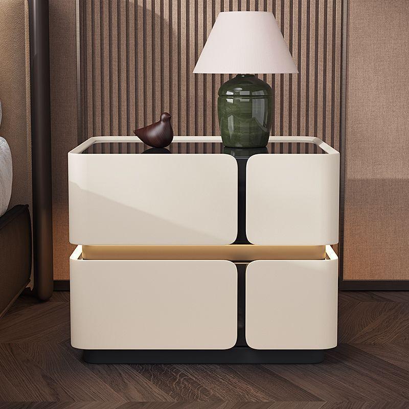 New High-End Smart Bedside Table with Light: Personalized Modern Storage for Bedroom