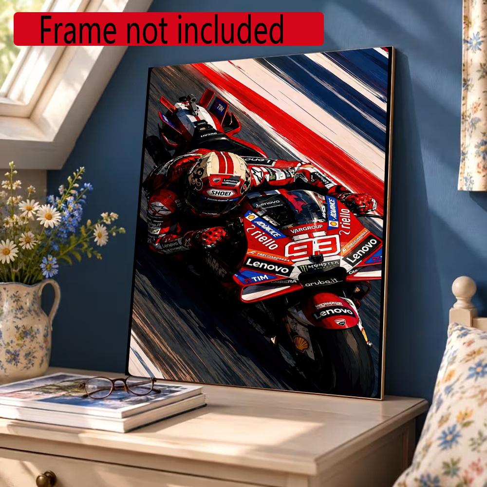 Jorge Lorenzo 5D Diy Diamond Paintings Mosaic Wall Round Diamond Art Painting Kits Embroidery Crystal Accessories Frameless