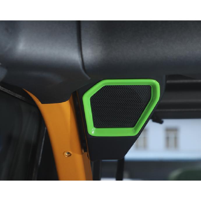 2x  Light Green Rear Trunk Speaker Trim Cover Accessories Parts for Ford Bronco